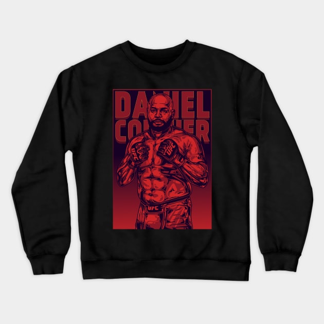 Daniel Cormier Pop Art Crewneck Sweatshirt by Adrielvector Gallery